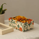 Handmade Cotton Paper Flower Bouquet Box | Mustard