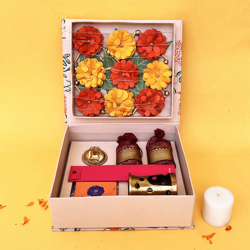 Return Gifts for Wedding | Dryfruits & Pooja Items | Pack of 8