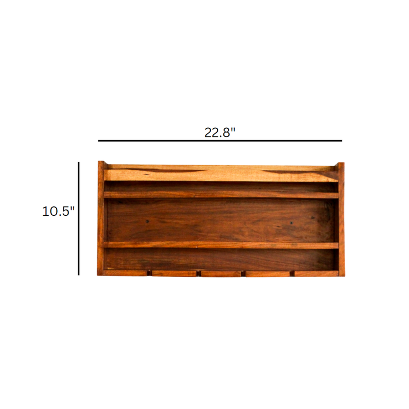 Sheesham Wood Home Bar Cabinet | Brown