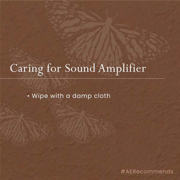 Bamboo Sound Amplifier | Beige | 27 cm