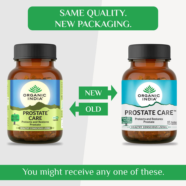 Organic India | Prostate Care | 60 Capsules | Pack of 2