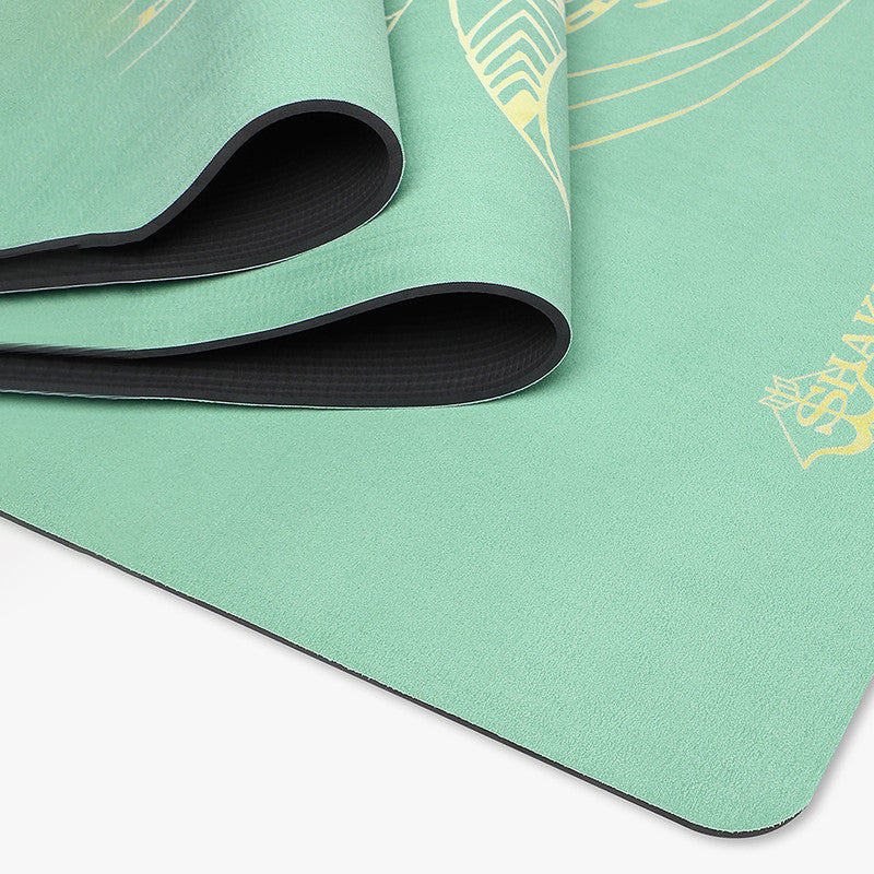 Recycled Suede Yoga Mat | 6 mm | Turquoise