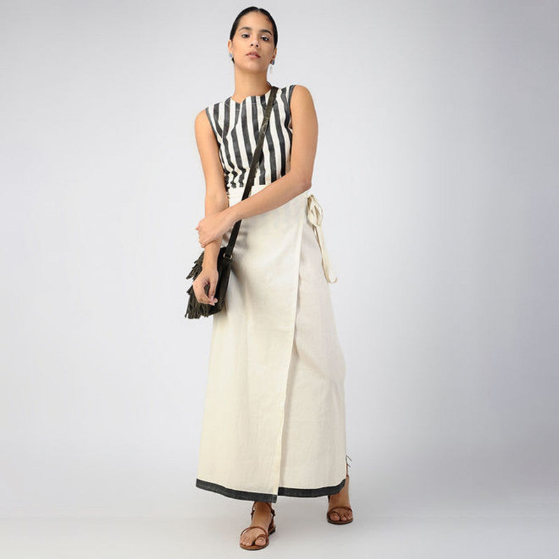 Cotton Striped Co-Ord Set | Black & White