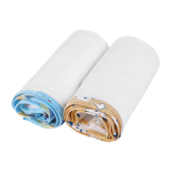 Cotton Baby Swaddle | White | Set of 2 | 127 x 127 cm