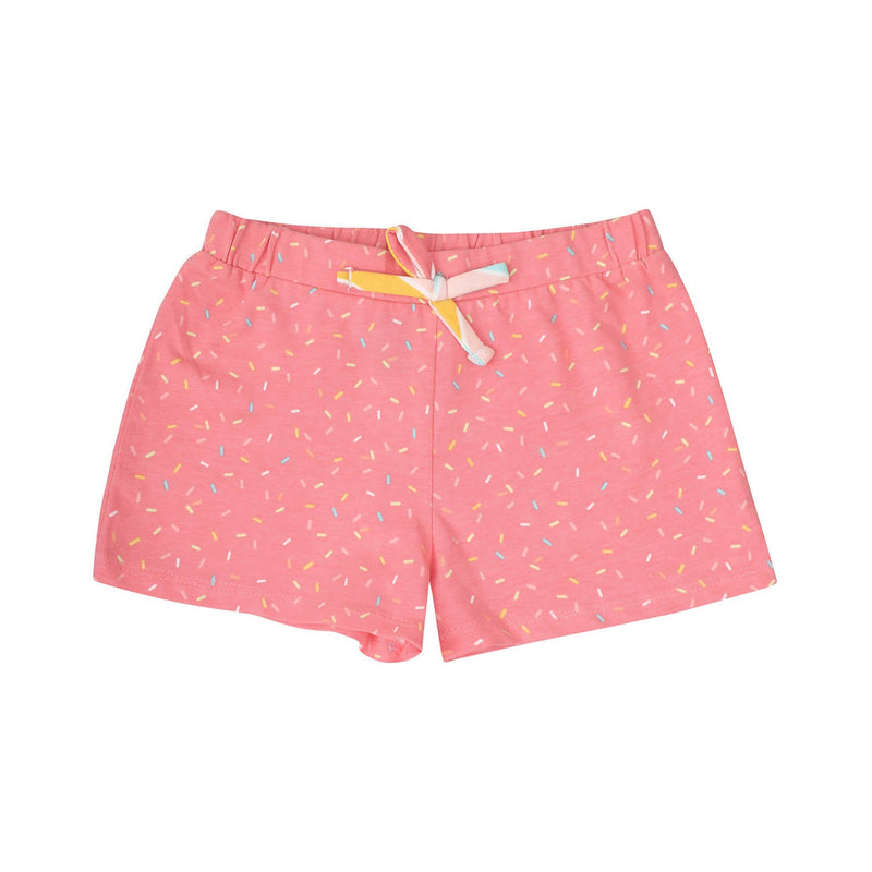 Organic Cotton Shorts Set for Girls | White