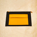 Canvas Laptop Cover | Handblock Printed | Yellow