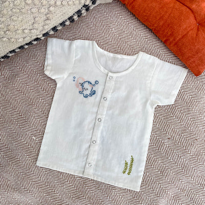 Cotton Jabla for Kids | White | Set of 2