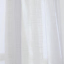 Pure Cotton Sheer Curtains | White