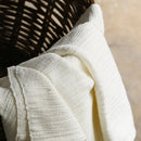 Pure Cotton Throw | White