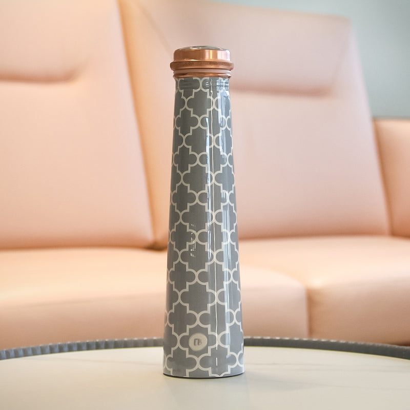 Copper Bottle | Slim | Grey | 750 ml