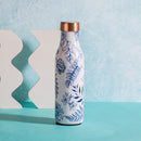 Copper Bottle | White & Blue | 950 ml