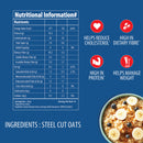 Bagrry's Steel Cut Oats | High in Dietary Fibre & Protein | Helps Reduce Cholesterol | 500 g