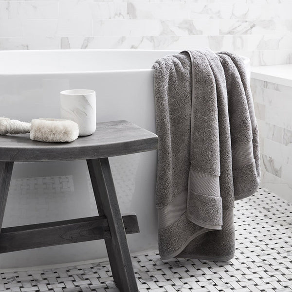 Organic Cotton Bath Towel |  Stone Grey