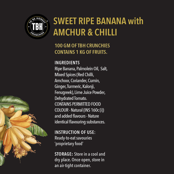 Sweet Ripe Banana Chips | 75 g | Pack of 3