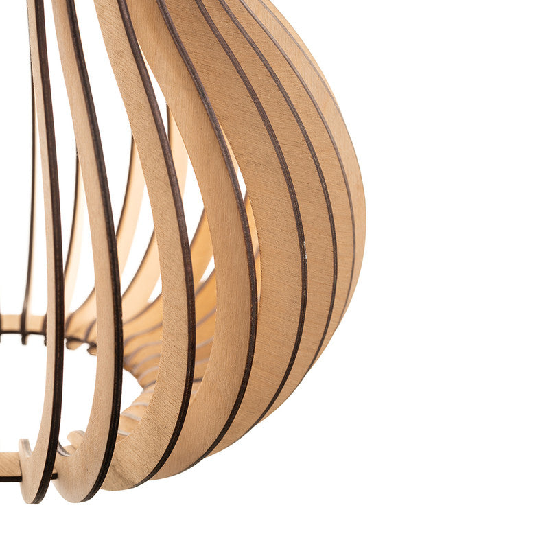 Birch Wood Ceiling Lamp | Pendant Lamp | Beige