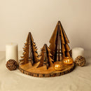 Home Decor Items | Table Decor Tree | Pine Wood | Beige & Brown.