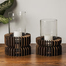 T-Light Candle Holder | Pine Wood | Set of 2