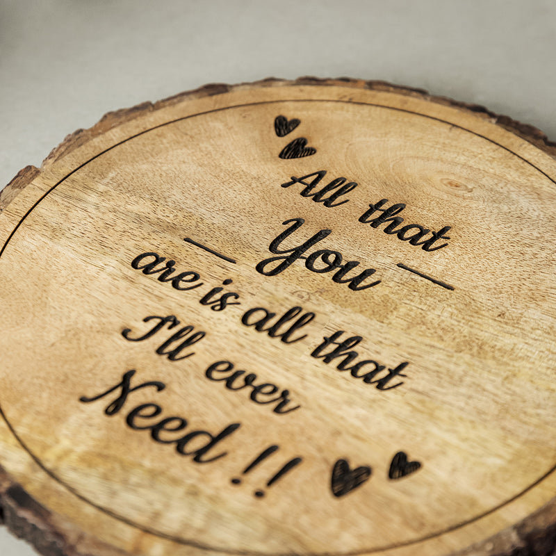 Anniversary Gifts | Wooden Plaque.