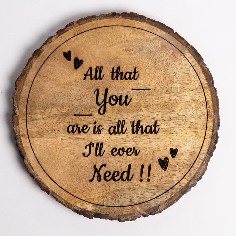 Anniversary Gifts | Wooden Plaque.