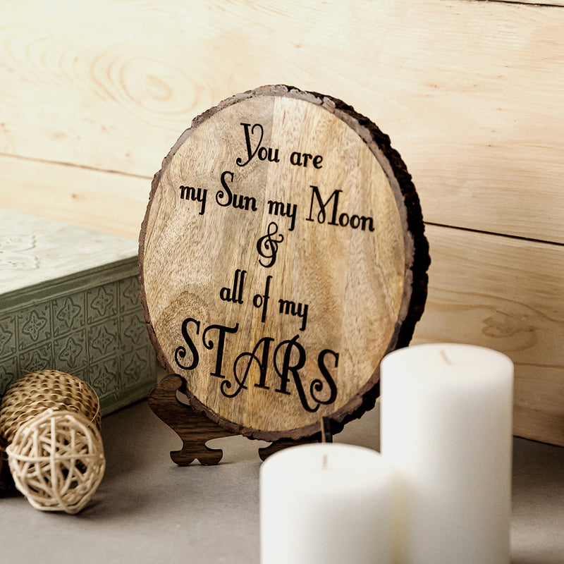 Anniversary Gifts for Husband | Wooden Plaque