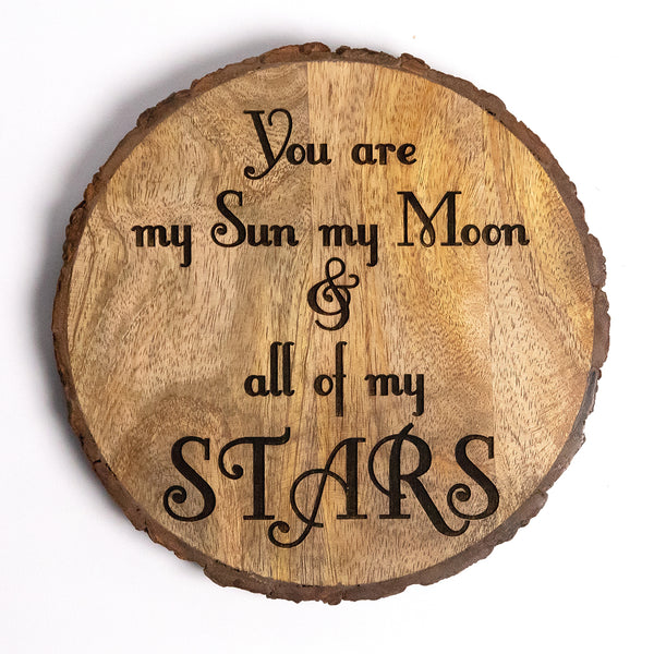 Anniversary Gifts for Husband | Wooden Plaque