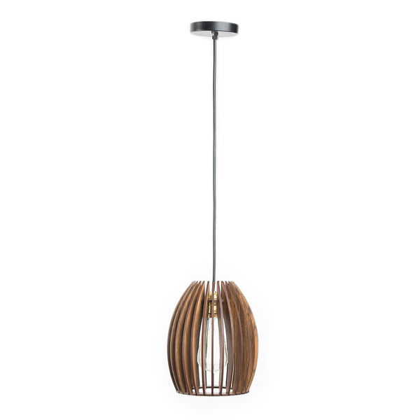 Pine Wood Ceiling Light | Brown