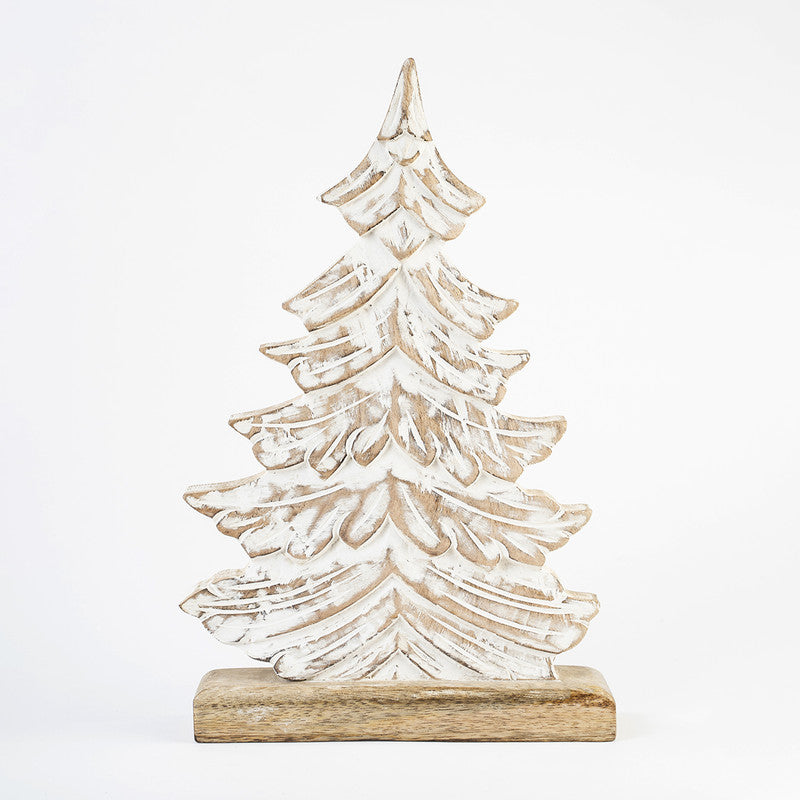 Mango Wood Tree | White