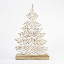 Mango Wood Christmas Tree | White