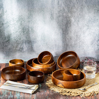 Sheesham Wood Bowl | Set of 7