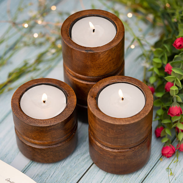 Scented Candles | Mango Wood | Set of 3.