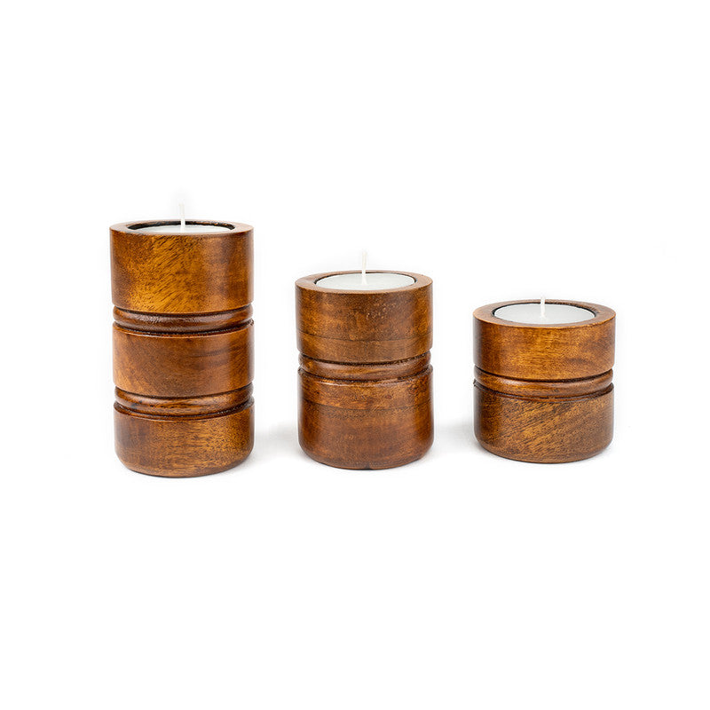 Scented Candles | Mango Wood | Set of 3.