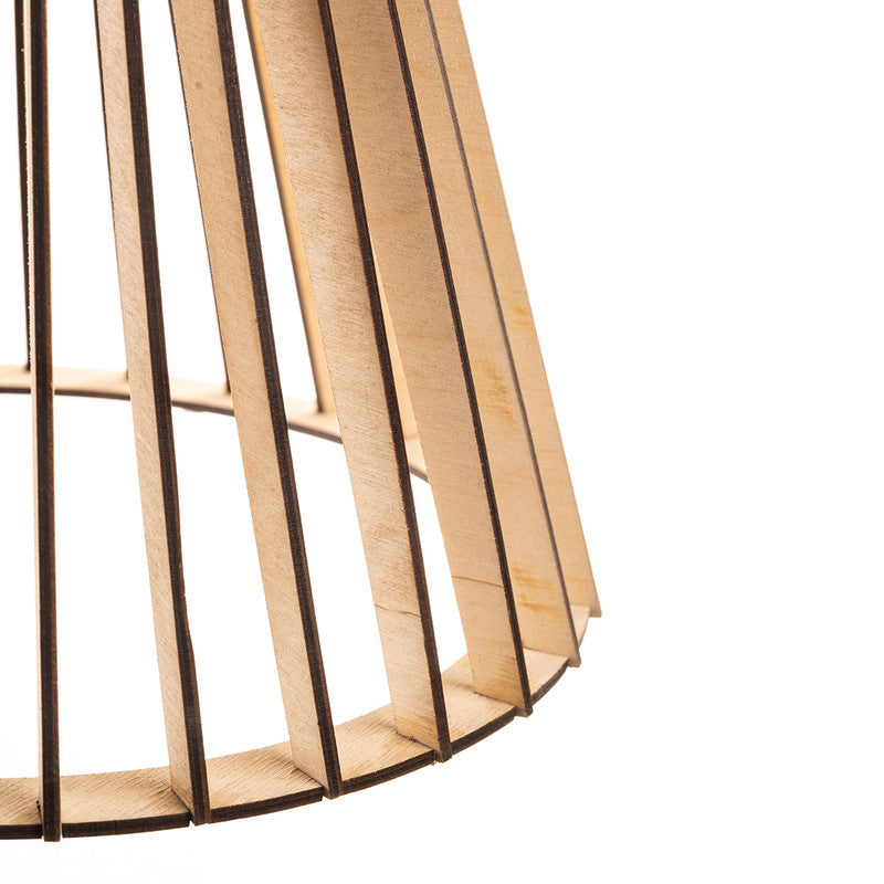 Hanging Lamp | Birch Wood Ceiling Lamp | Ceiling Light | Beige.