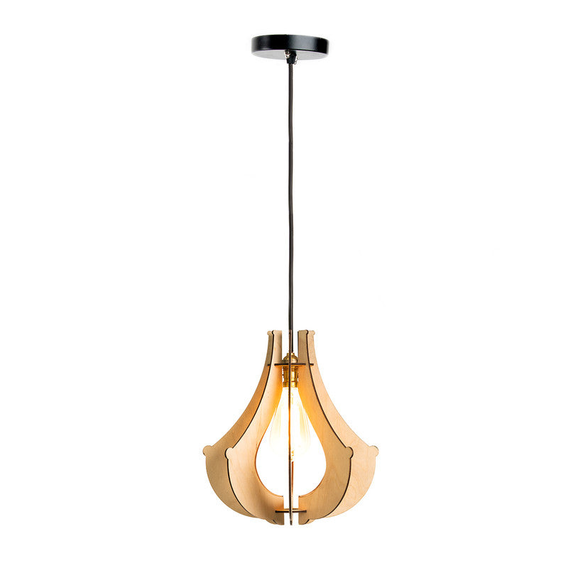 Birch Wood Ceiling Lamp | Graceful Ceiling Lamp | Beige