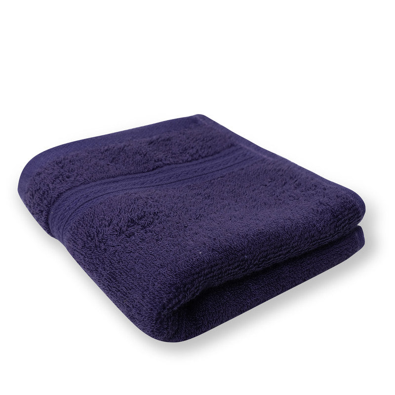 Bamboo Towel | Face Towel | Bamboo Cotton | Set of 4 | Navy Blue