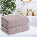 Bamboo Hand Towels | Bamboo Cotton | Set of 2 | Grape