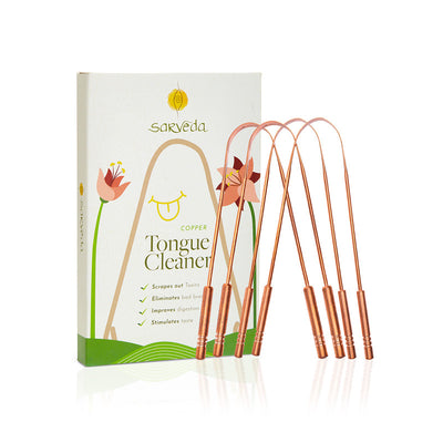 Copper Tongue Cleaner | Straight | Pack of 4