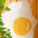 Cotton Bath Mat | Yellow & White | 40 x 60 cm