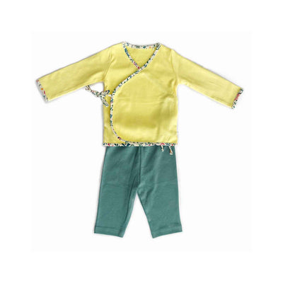 Organic Cotton Baby Jabla and Pants Set | QT Lemons