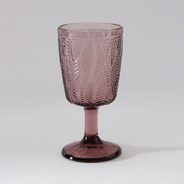 Wine Glass | Tropical Moss | Mauve