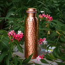 Copper Bottle | Hammered | 1 Litre