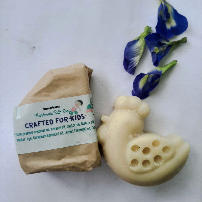 Bath Soap | Handmade Crafted for kids | 75 g | Pack of 4