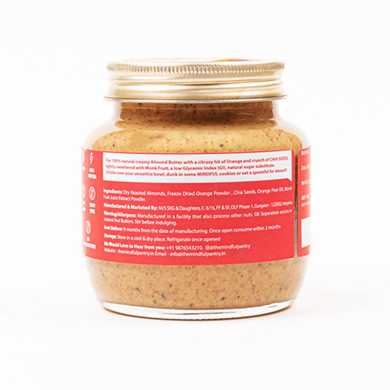 Almond Butter | Organic Orange and Chia Seed | 275 g