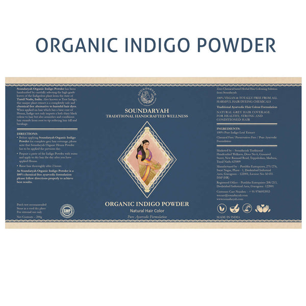 Hair Colour Powder Kit | 100% Natural Henna and Indigo