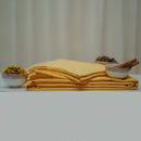 Organic Cotton Bedsheet With Pillow Cover | Turmeric Dyed | King Size | Yellow