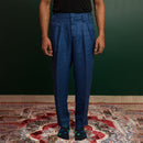 Trousers For Men | Cotton Twill Trousers | Blue