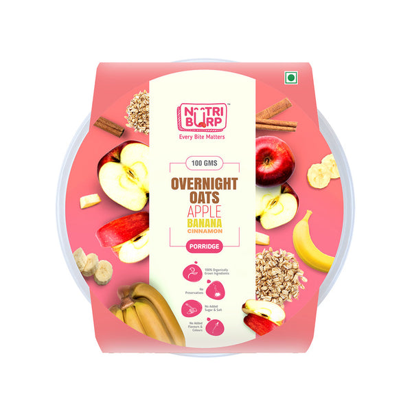 Porridge Oats Bowl | Apple, Banana, Cinnamon | 100 g | Pack Of 2