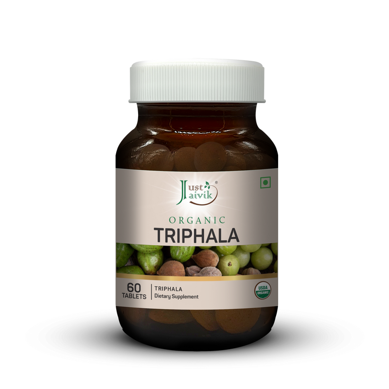 Triphala Tablets | Organic Dietary Supplement | 60 Tablets