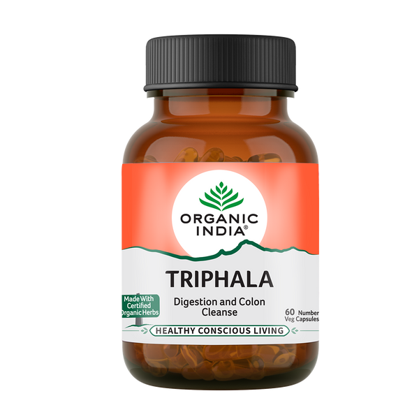 Organic India Triphala Capsules | 60 Caps | Pack of 2