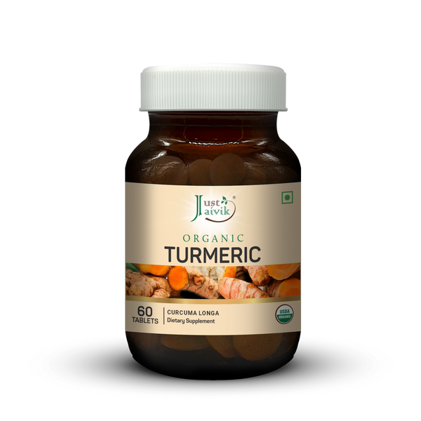 Organic Turmeric Dietary Supplement - 60 Tablets
