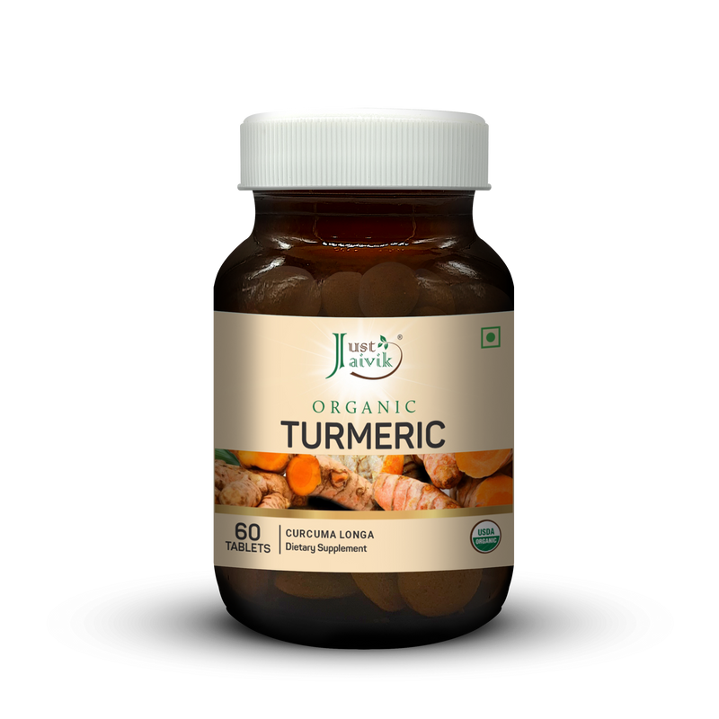 Organic Turmeric Dietary Supplement - 60 Tablets